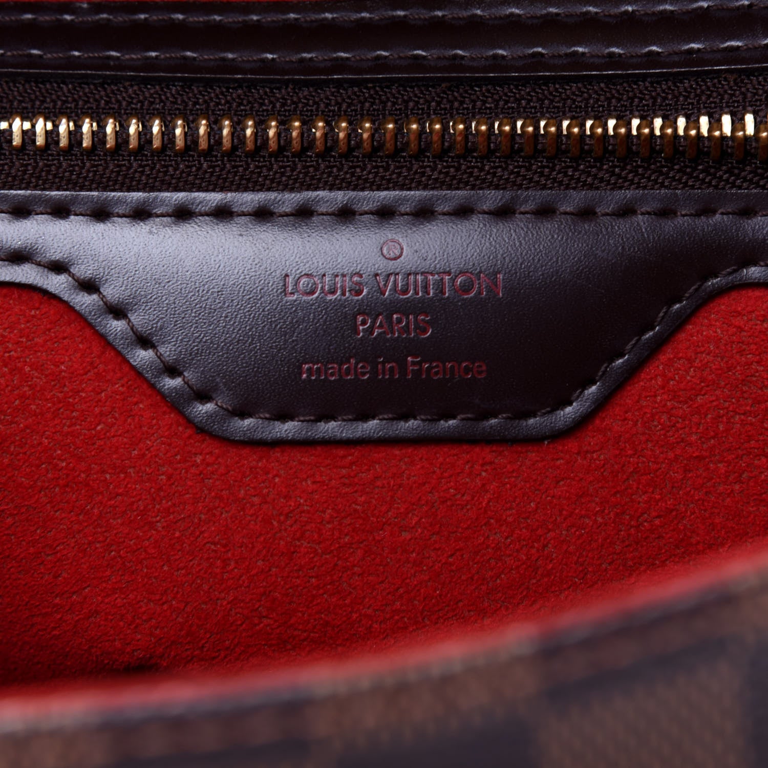 Louis Vuitton Damier Ebene Bergamo MM 9 of 29