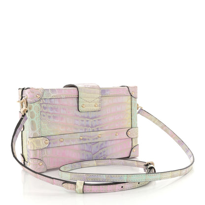 Louis Vuitton Crocodile Petite Malle Multicolor 3 of 10