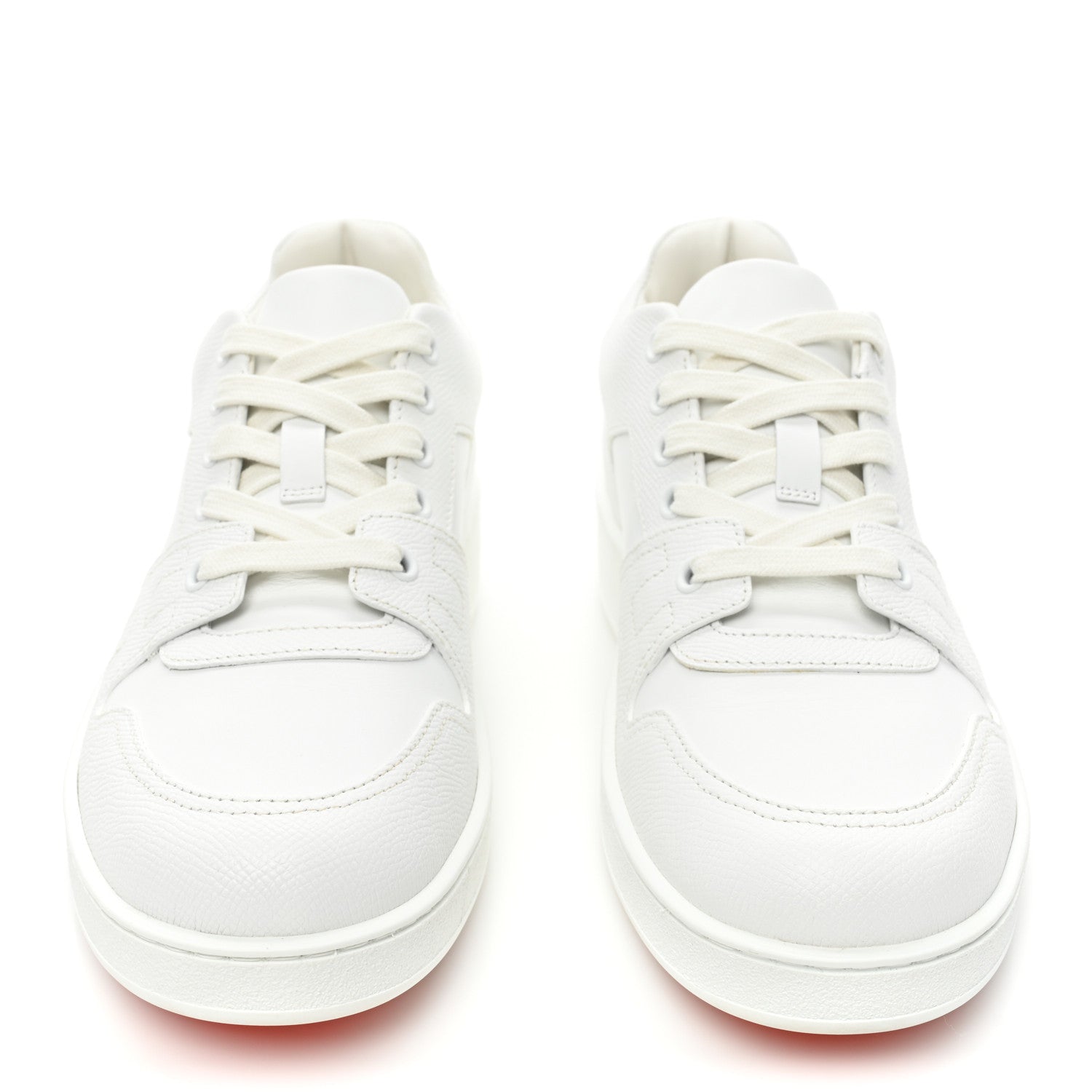 Hermes Epsom Calfskin Womens Free Sneakers 37 White 2 of 8