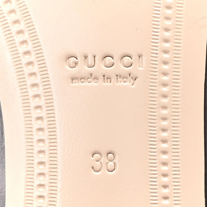 Gucci Denim Crystal GG Monogram Horsebit Womens Jordaan Loafers 38 Deep Blue Blue Milad 7 of 9