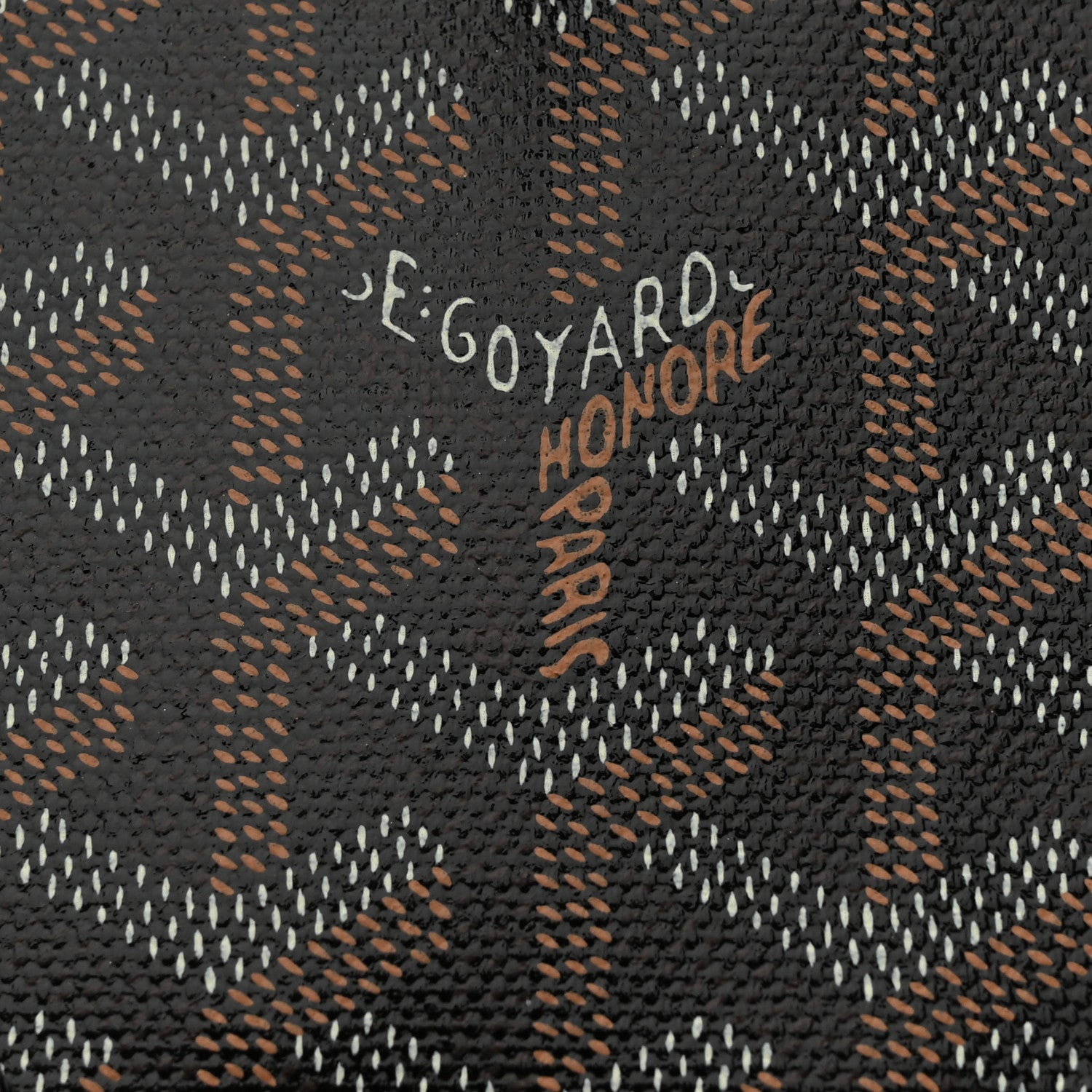 Goyard Goyardine Luggage Tag Black 4 of 5