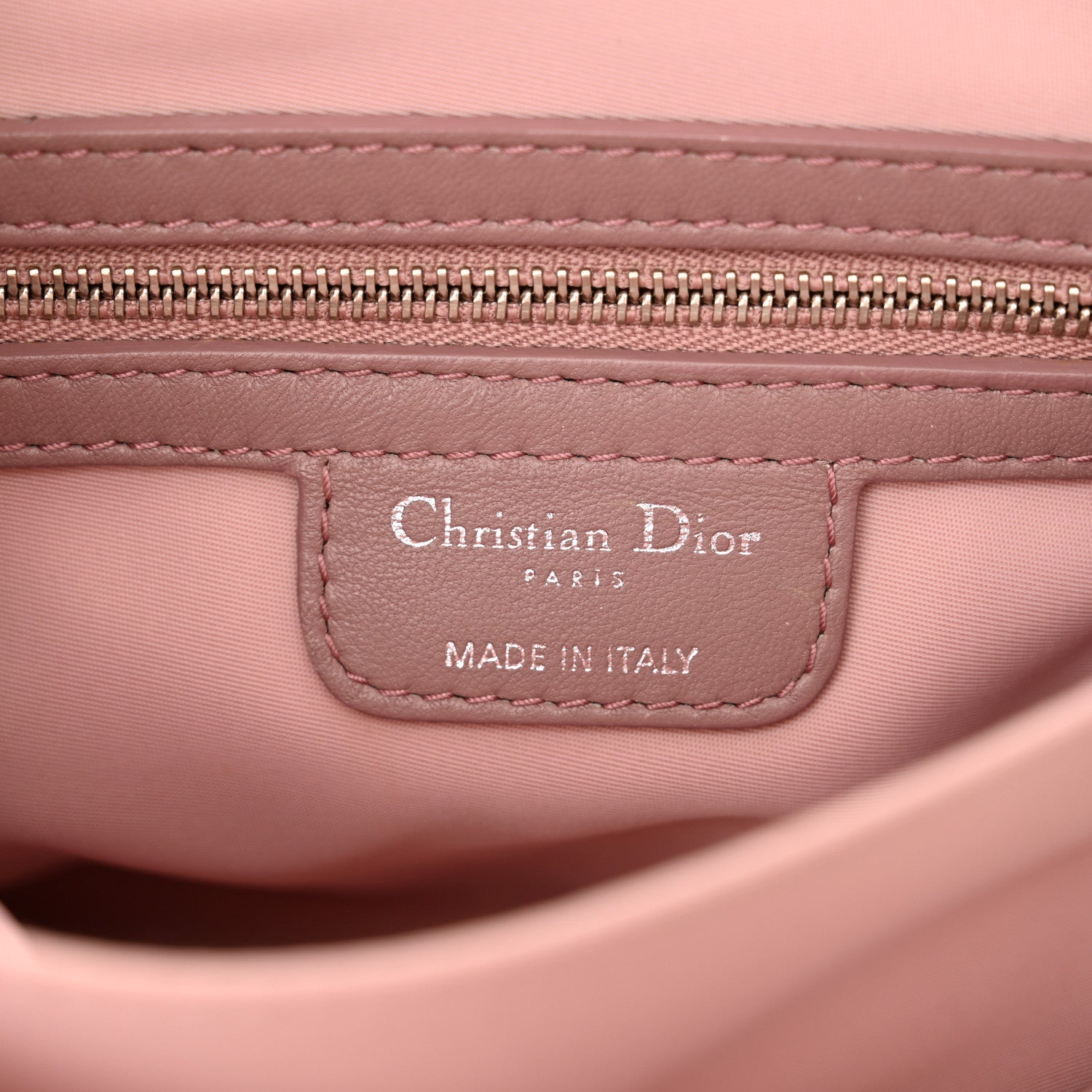 Christian Dior Satin Cannage Charming Small Lock Flap Shoulder Bag Pink 6 of 14