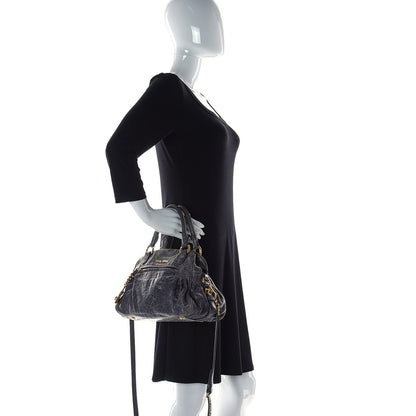 Miu Miu Vitello Lux Zip Tote Black 3 of 15