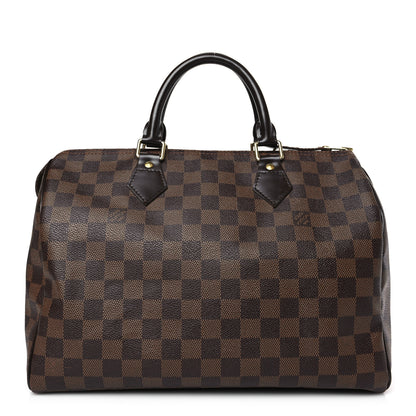 Louis Vuitton Damier Ebene Speedy 30 1 of 9