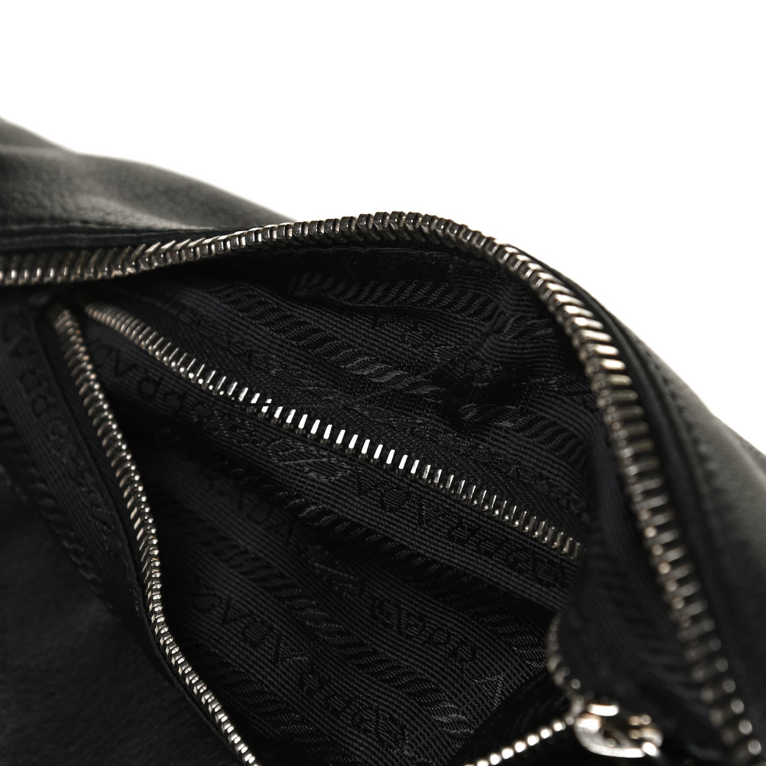 Prada Buffalo Pocket Shoulder Bag Black 11 of 11