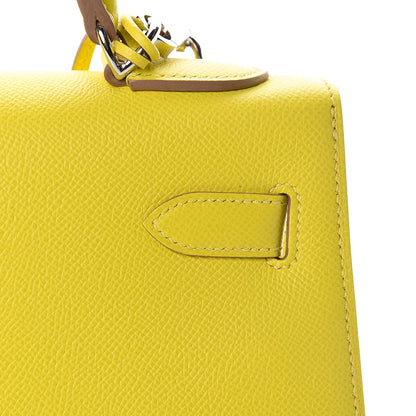 Hermes Epsom Kelly Sellier 32 Lime 12 of 39