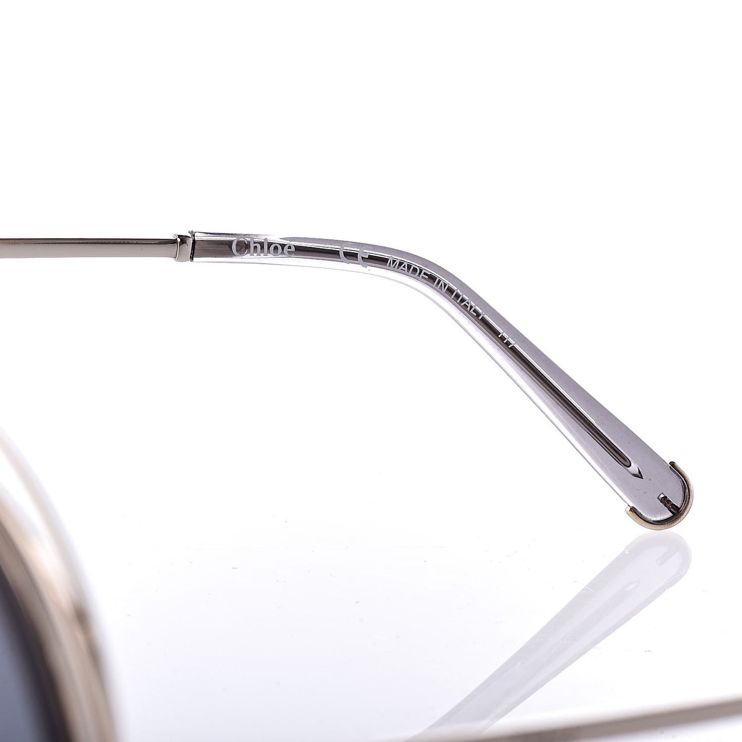 Oversized Round Carlina Sunglasses CE120S Silver