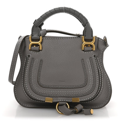 Chloe Calfskin Mini Marcie Satchel Cashmere Grey 1 of 10
