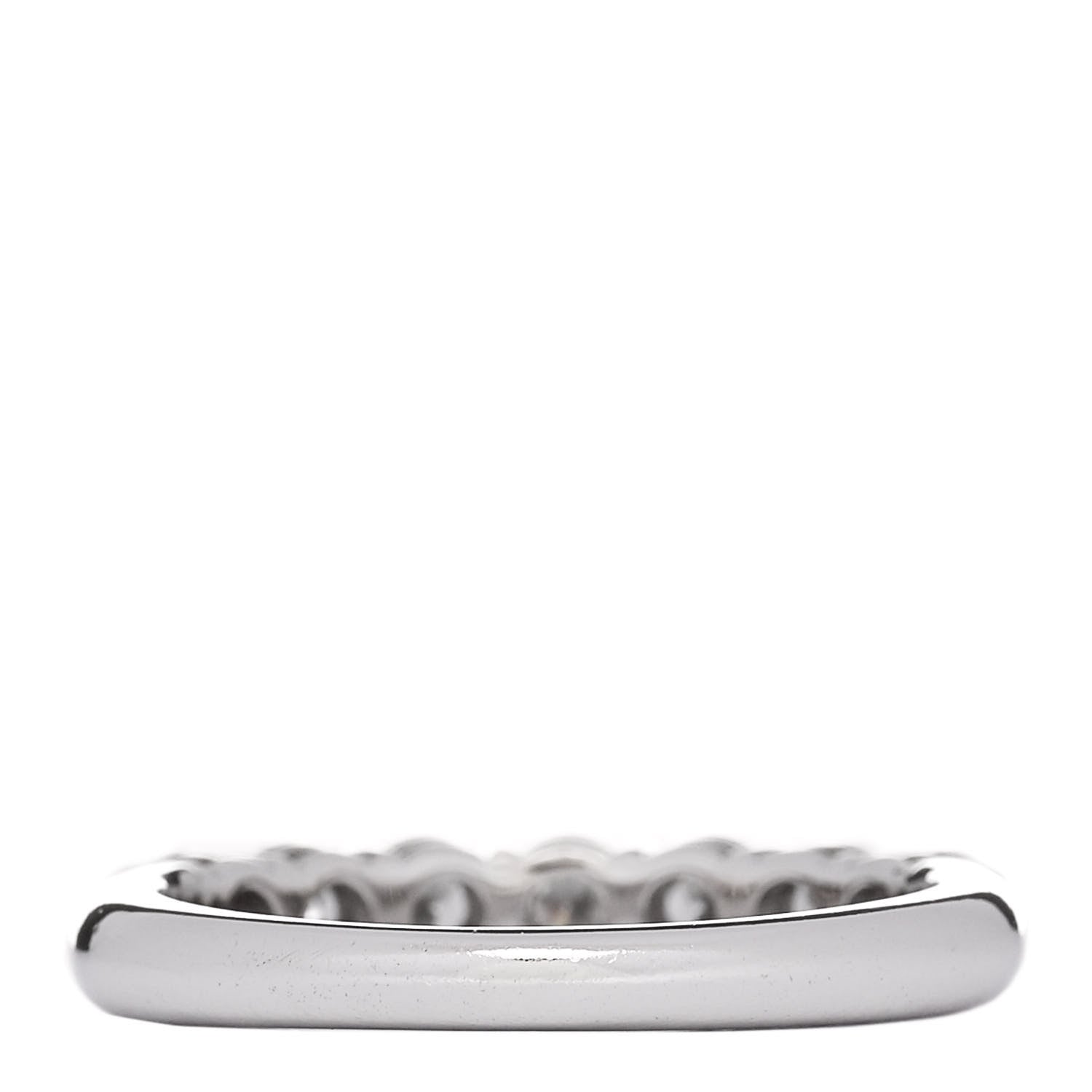 Tiffany Platinum Diamond .91ctw 3.5mm Embrace Band Ring 56 7.5 3 of 6