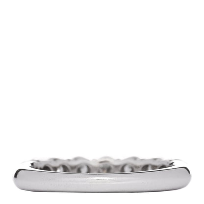 Tiffany Platinum Diamond .91ctw 3.5mm Embrace Band Ring 56 7.5 3 of 6