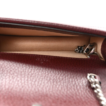 Gucci Dollar Calfskin Crystal Super Mini Dionysus Shoulder Bag Vintage Bordeaux Black Diamond 5 of 9
