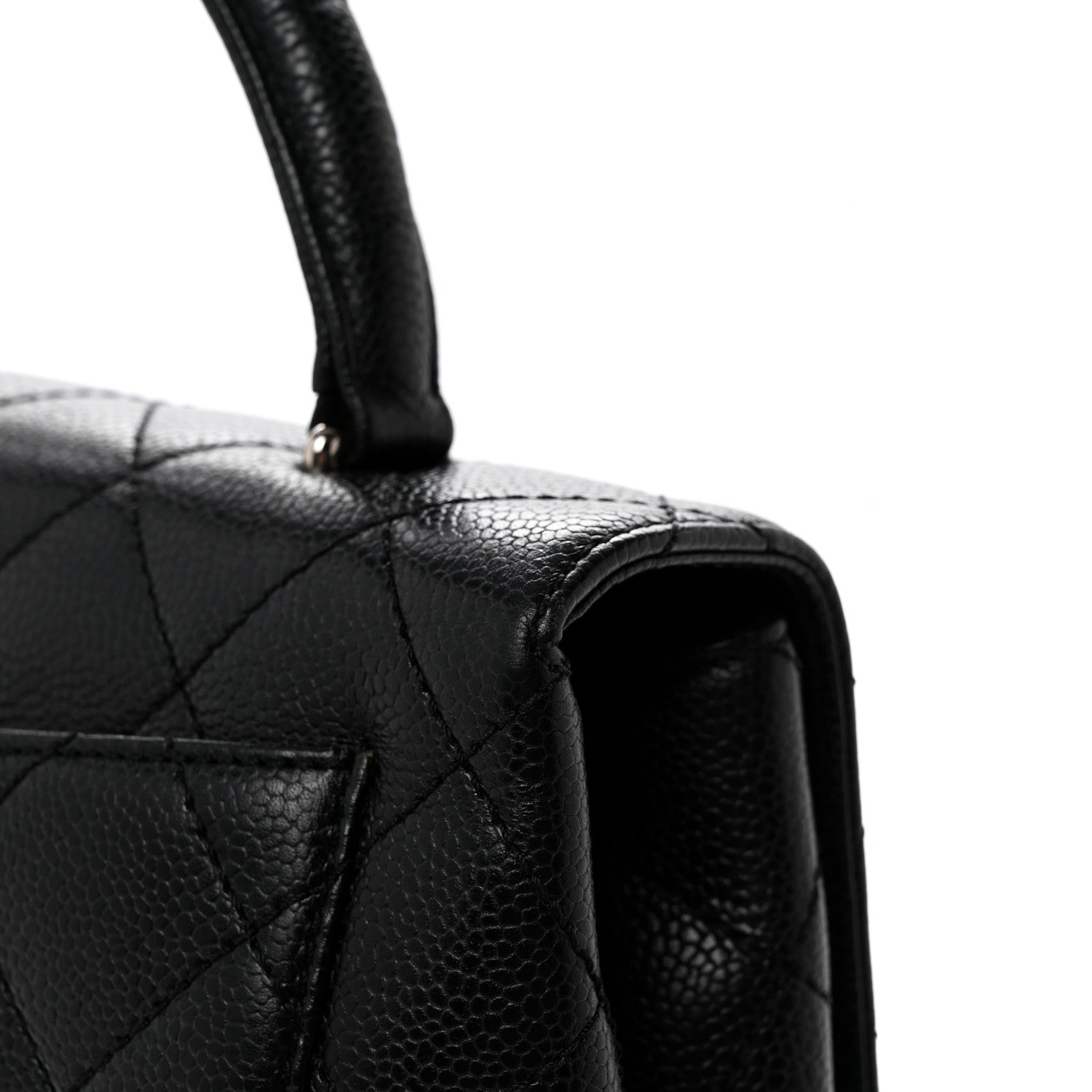 Chanel Caviar Quilted Jumbo Kelly Flap Black 14 of 16