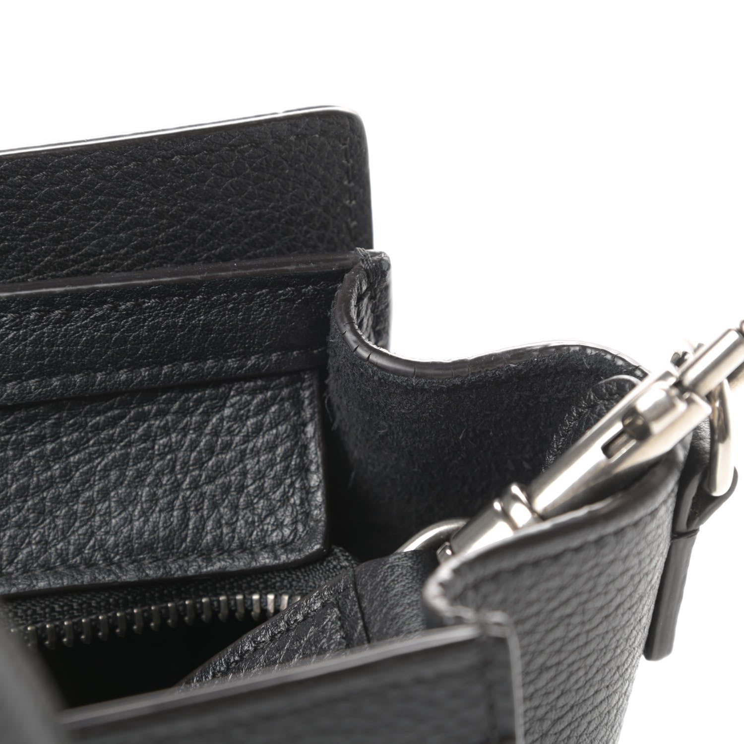 Celine Drummed Calfskin Nano Luggage Black 13 of 13