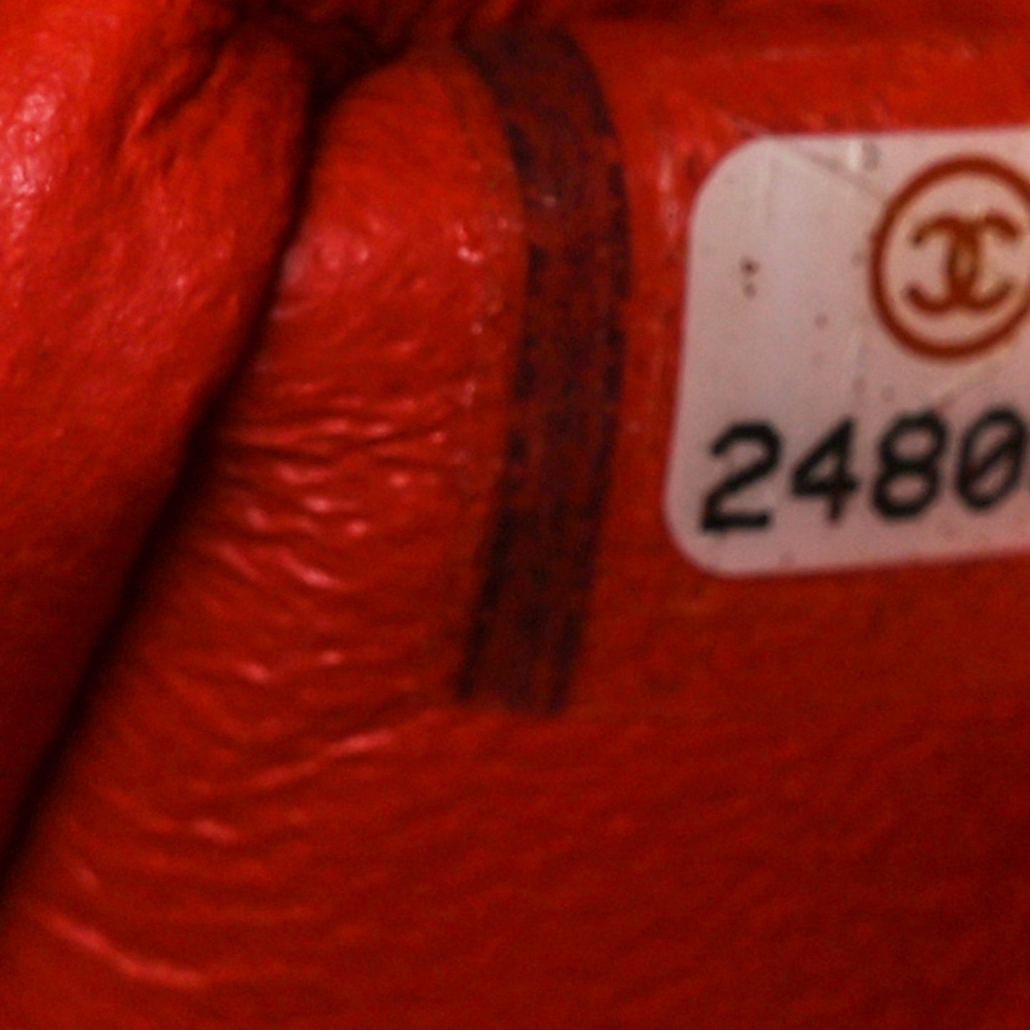 Caviar Quilted Medium Double Flap Red