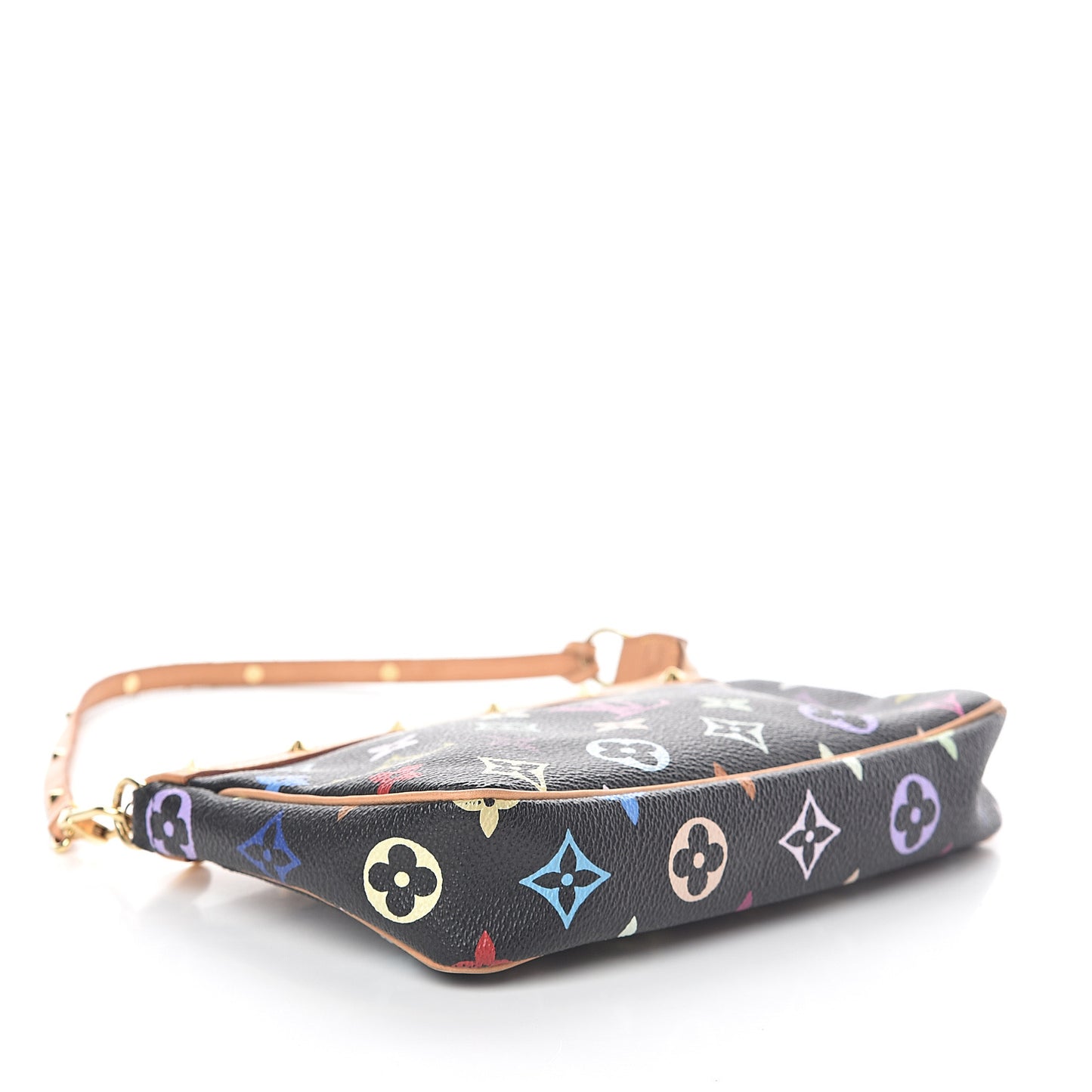 Monogram Multicolor Pochette Accessories Black