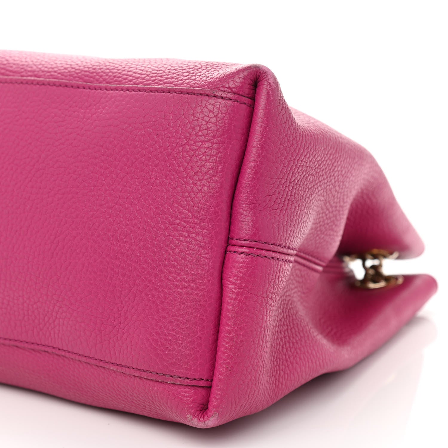 Gucci Cellarius Calfskin Medium Soho Chain Shoulder Bag Bright Bouganville 9 of 13