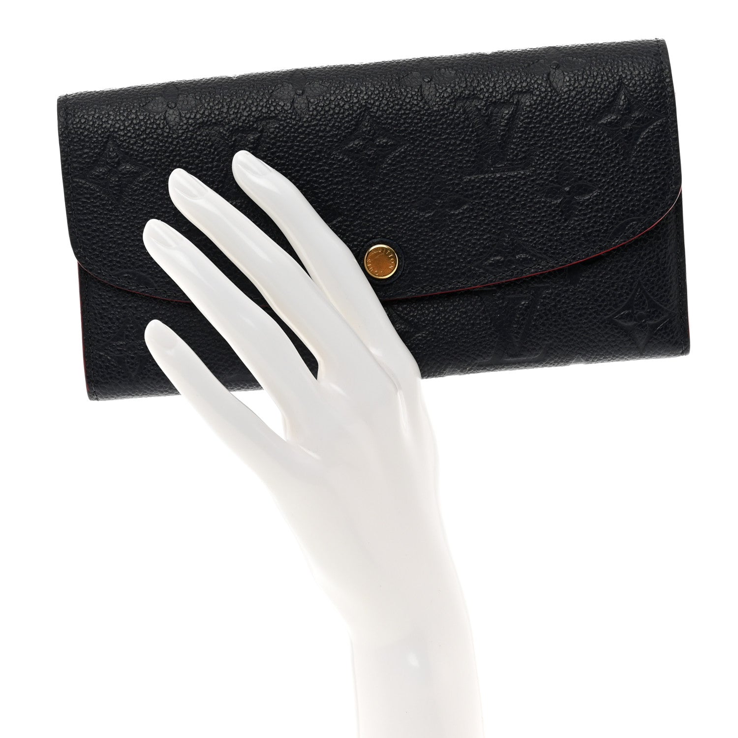 Louis Vuitton Empreinte Emilie Wallet Marine Rouge 2 of 6