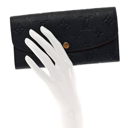 Louis Vuitton Empreinte Emilie Wallet Marine Rouge 2 of 6