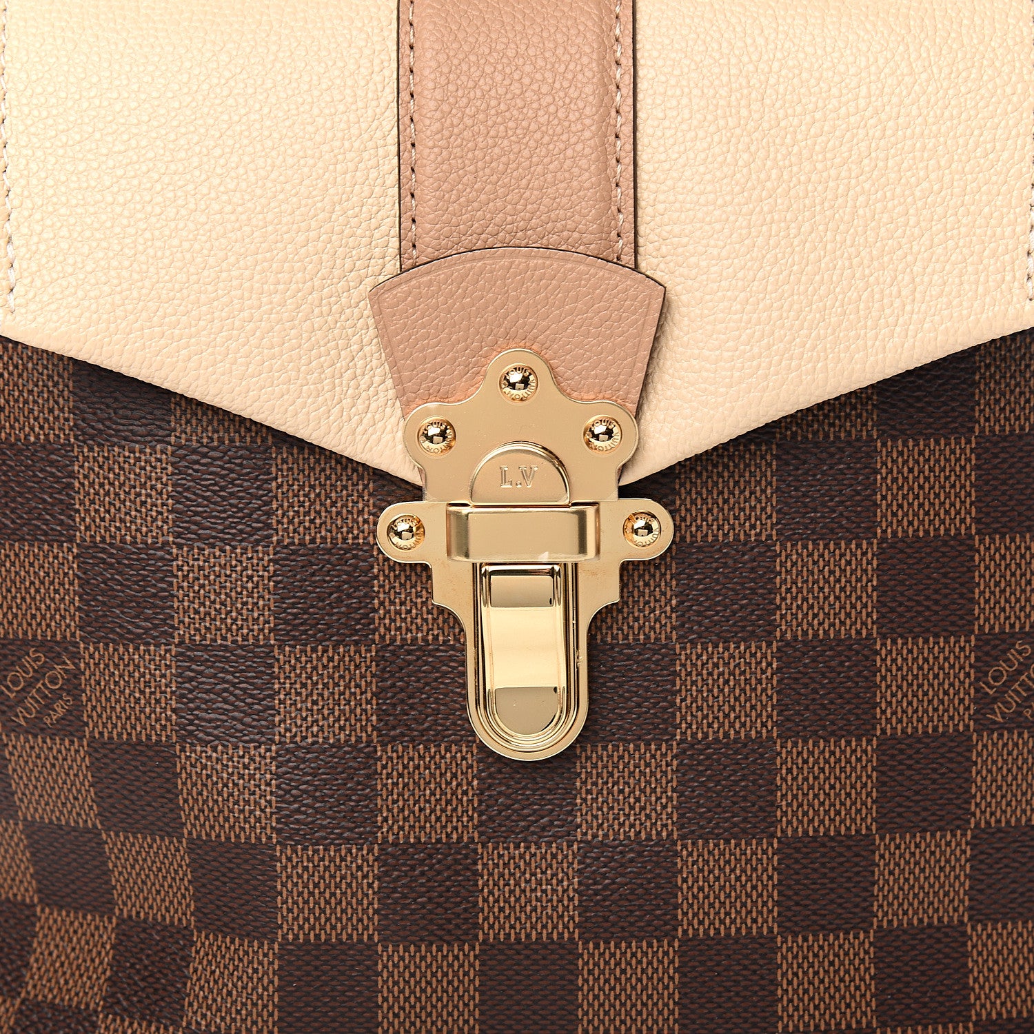 Louis Vuitton Damier Ebene Clapton Backpack Creme 8 of 8