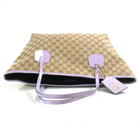Gucci GG Monogram Loves Bergdorf Large Jolie Tote Purple 4 of 10