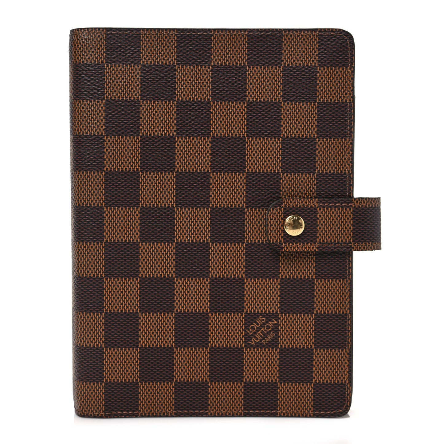 Damier Ebene Medium Ring Agenda Cover