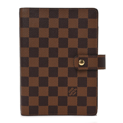 Louis Vuitton Damier Ebene Medium Ring Agenda Cover 1 of 6
