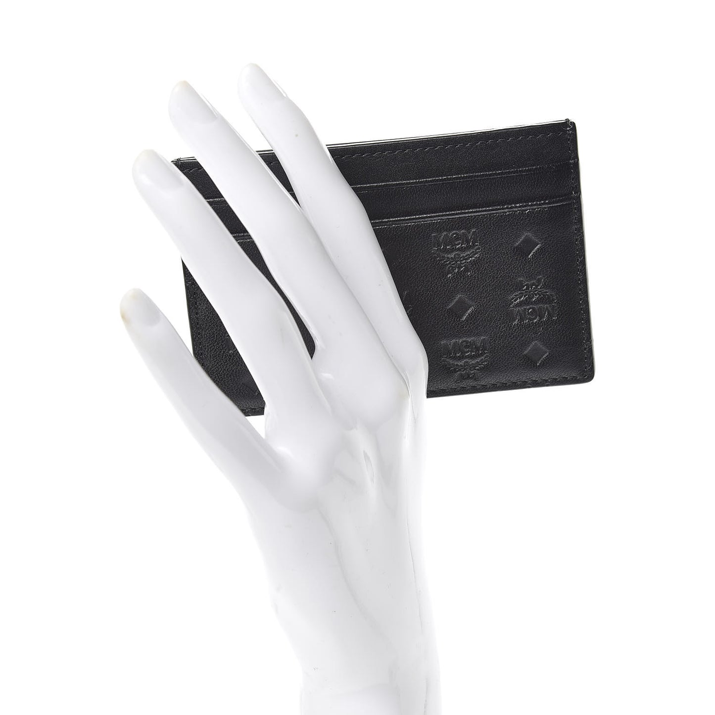 Calfskin Calfskin Ottomar Monogram Card Case Black