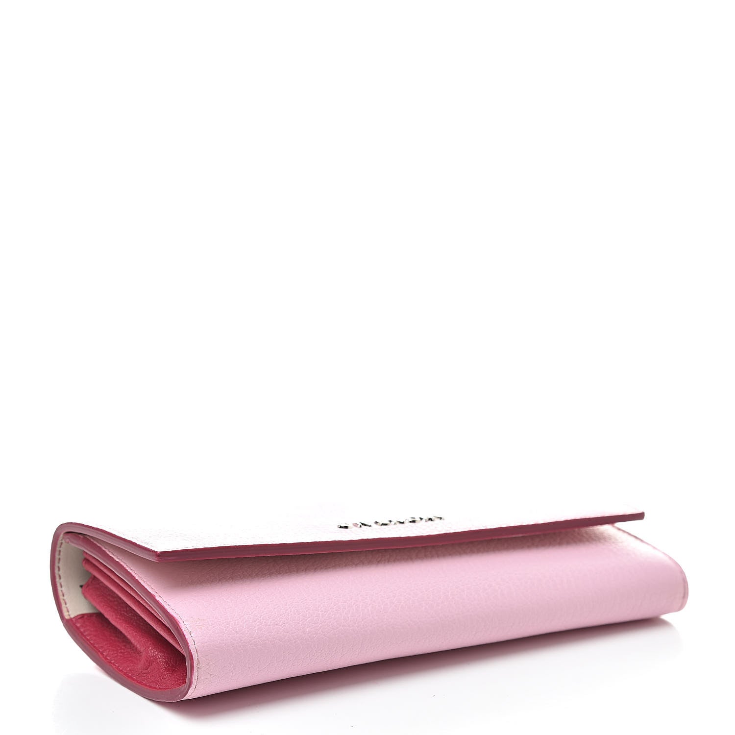 Givenchy Goatskin Pandora Flap Continental Wallet Bright Pink 4 of 11