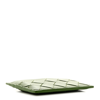 Bottega Veneta Nappa Intrecciato Card Holder Green 4 of 10