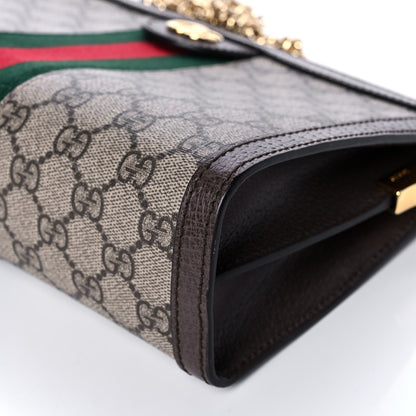 Gucci GG Supreme Monogram Web Small Ophidia Chain Shoulder Bag Brown 11 of 11