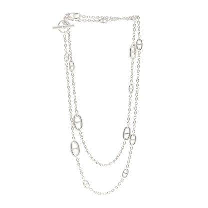 Hermes Sterling Silver Farandole Necklace 120 3 of 5