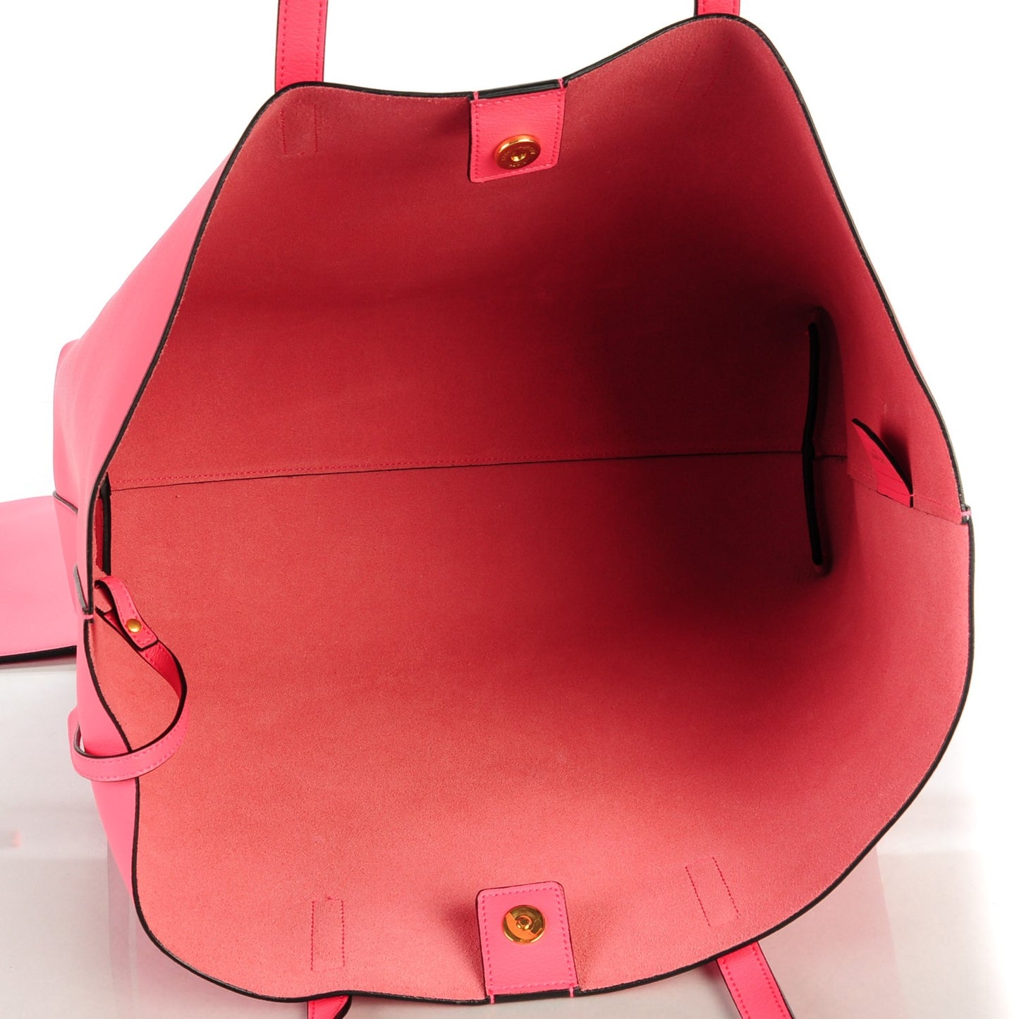Calfskin Large Shopping Tote Pale Rose