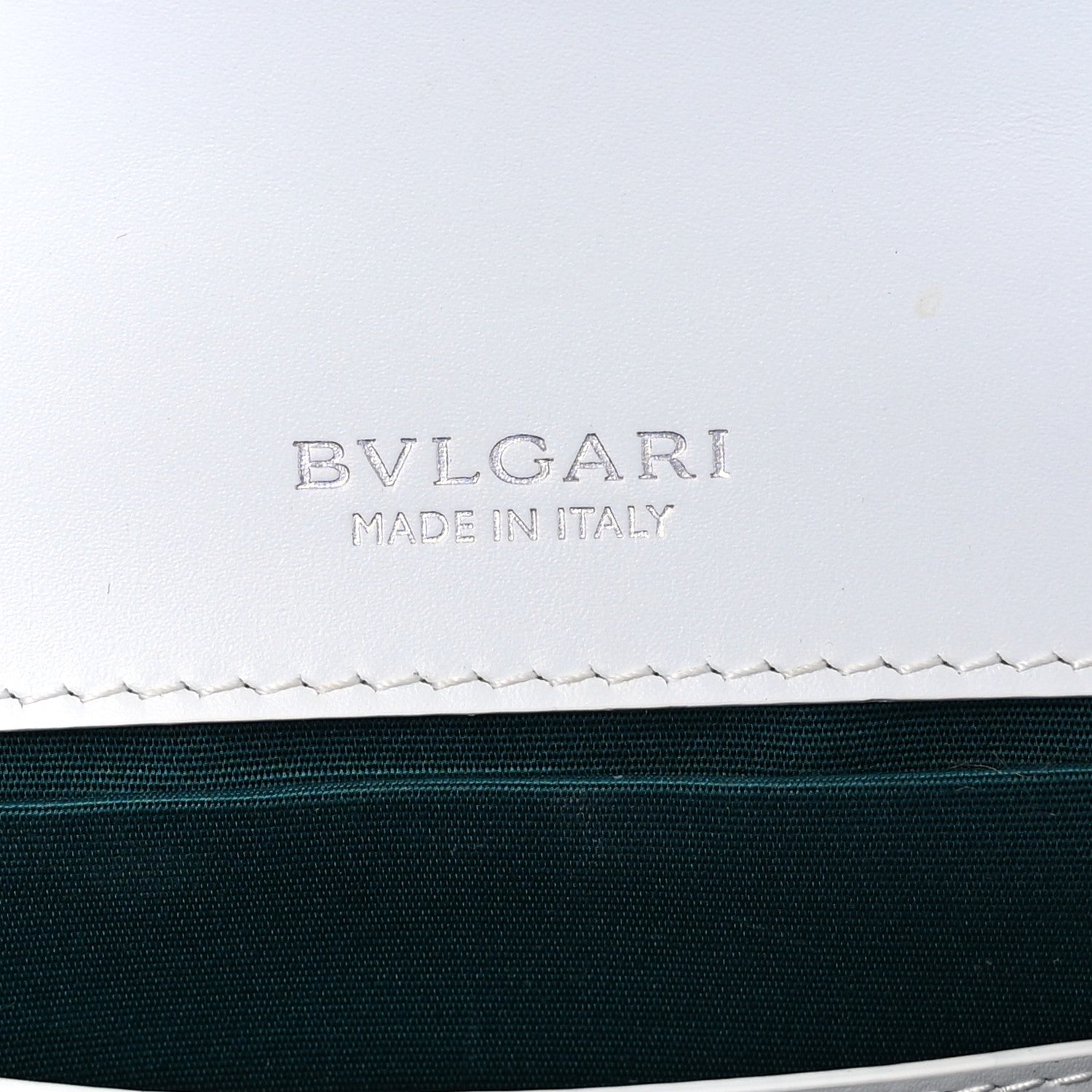 Bulgari Calfskin Serpenti Forever East West Shoulder Bag White 5 of 10