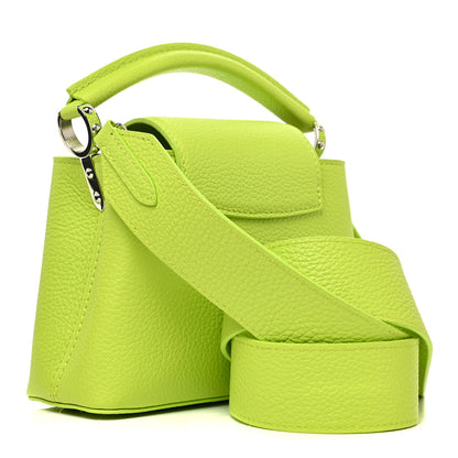 Louis Vuitton Taurillon Mini Capucines Chartreuse 2 of 9