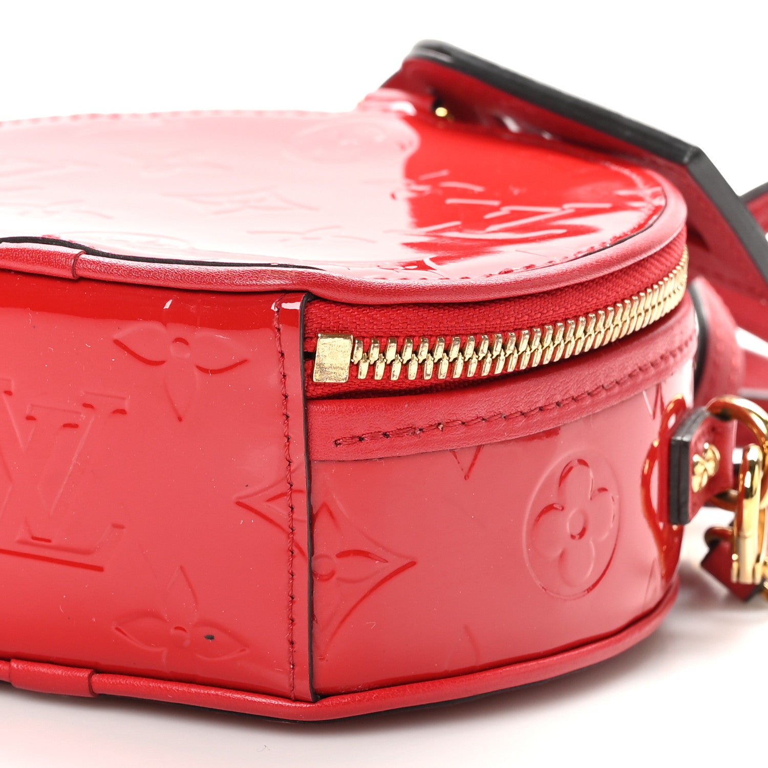 Louis Vuitton Vernis Mini Boite Chapeau Souple Red 9 of 9