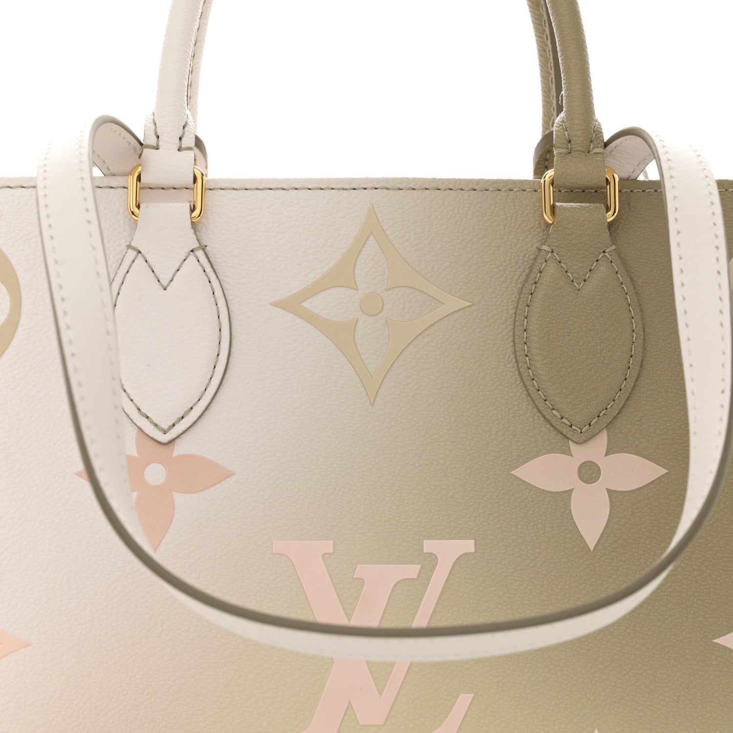 Louis Vuitton Monogram Giant Spring In The City Onthego MM Sunset Kaki 7 of 11