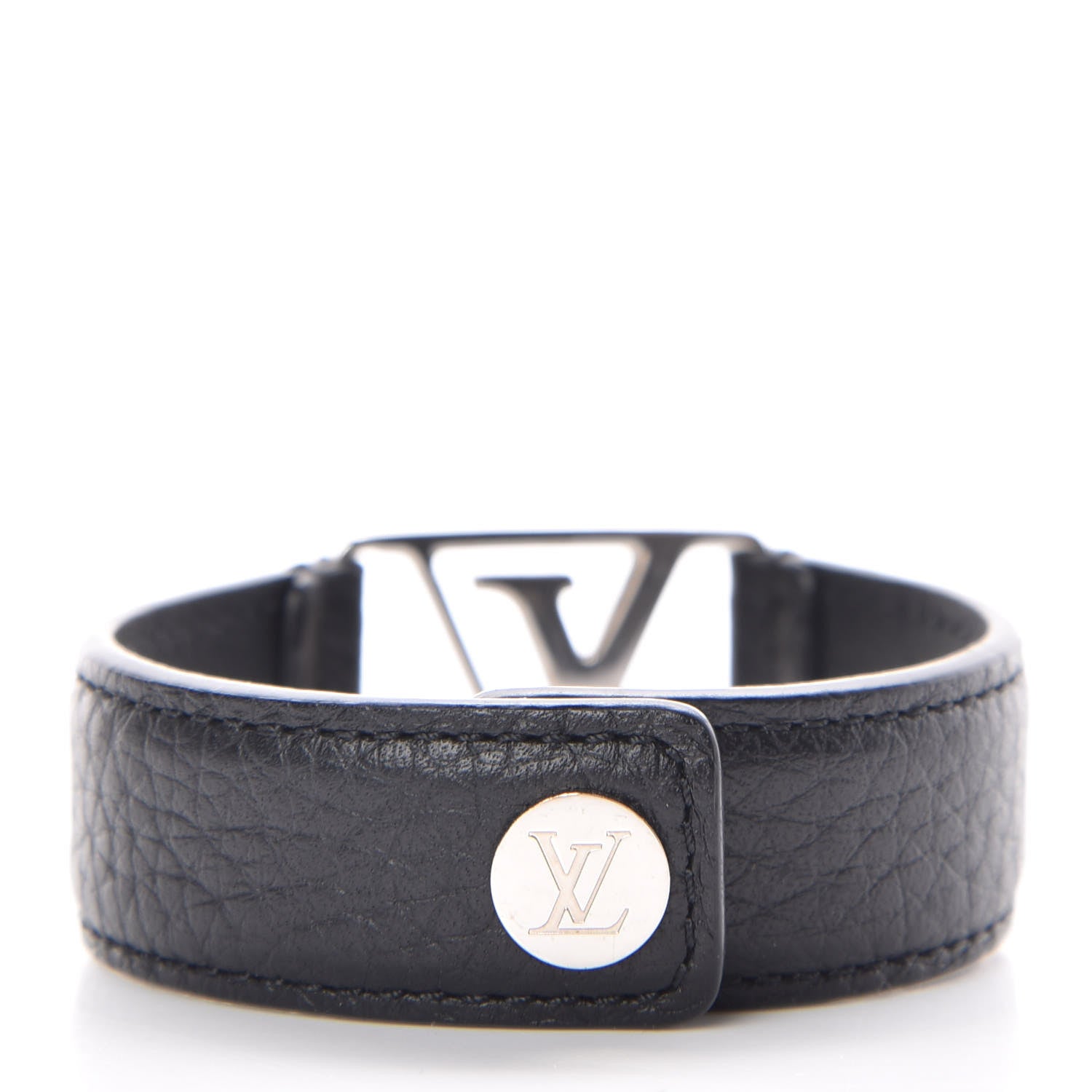 Louis Vuitton Taurillon Hockenheim Bracelet 21 Black 5 of 12