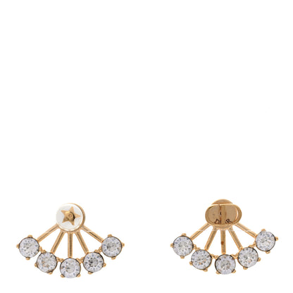 Christian Dior Crystal Pearl La Peite Tribale Earrings 1 of 4
