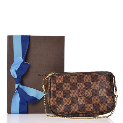 Louis Vuitton Damier Ebene Mini Pochette Accessories 8 of 8