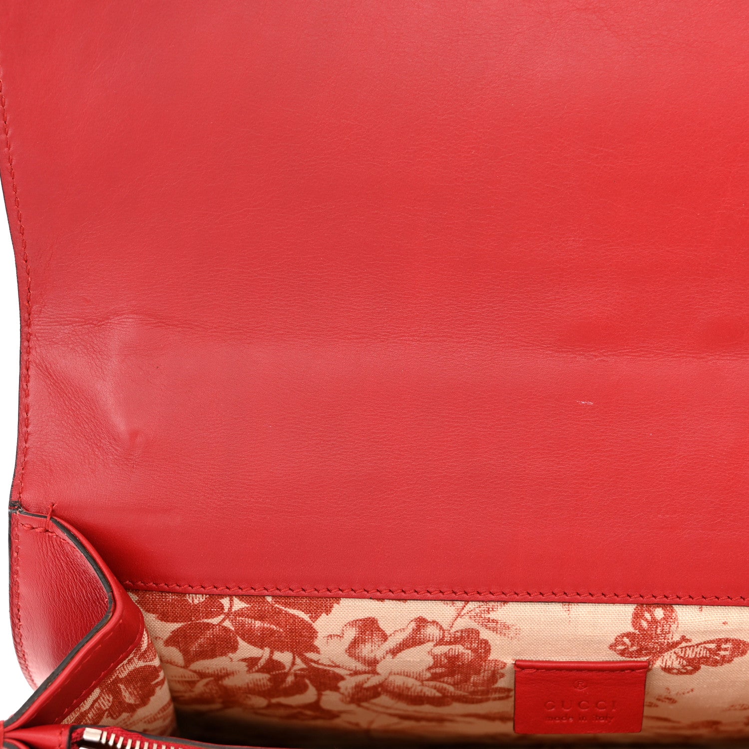 Gucci Calfskin Medium Dionysus Shoulder Bag Hibiscus Red 12 of 15