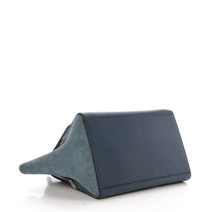Celine Drummed Calfskin Suede Double Zip Trapeze Orage 4 of 6