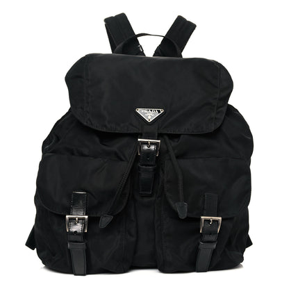 Prada Nylon Vela Medium Backpack Black 1 of 9