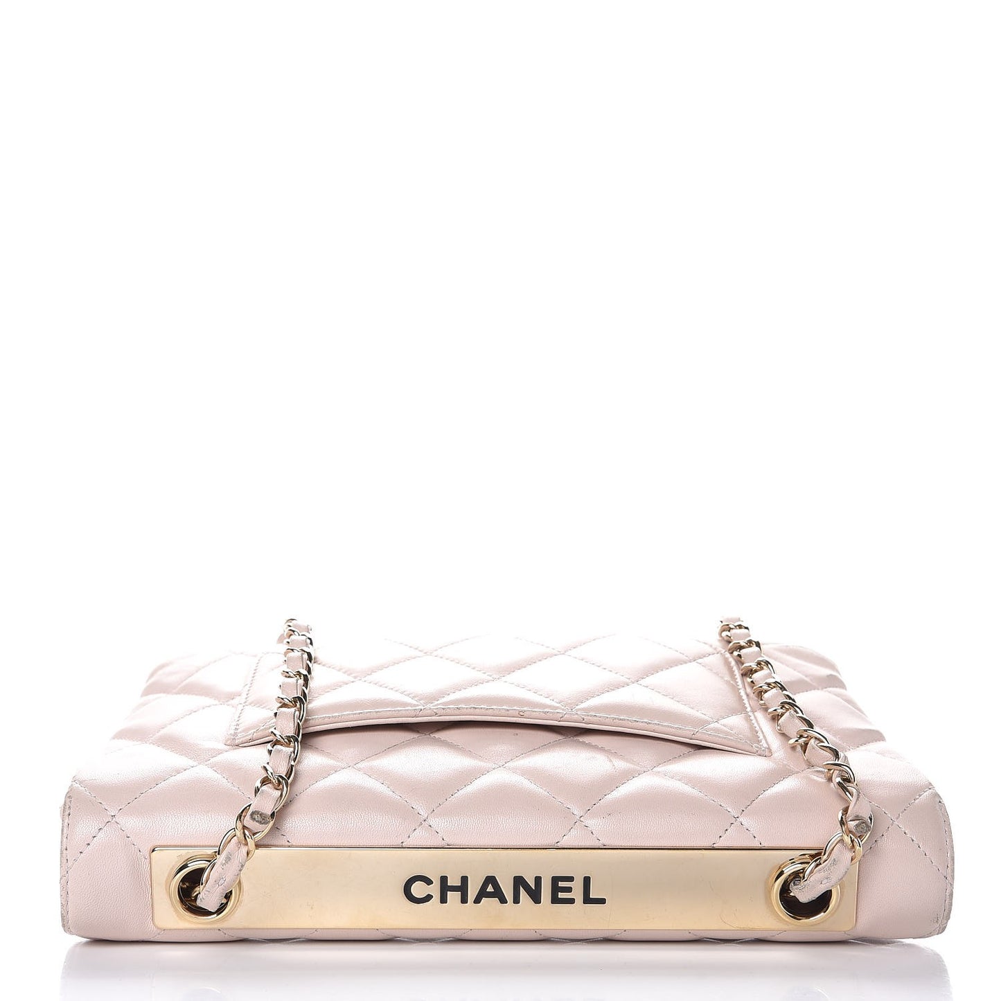 Lambskin Quilted Medium Trendy CC Flap Pink