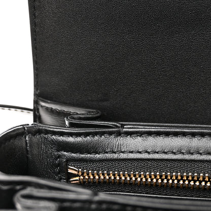 Celine Shiny Calfskin Medium Triomphe Black 13 of 14