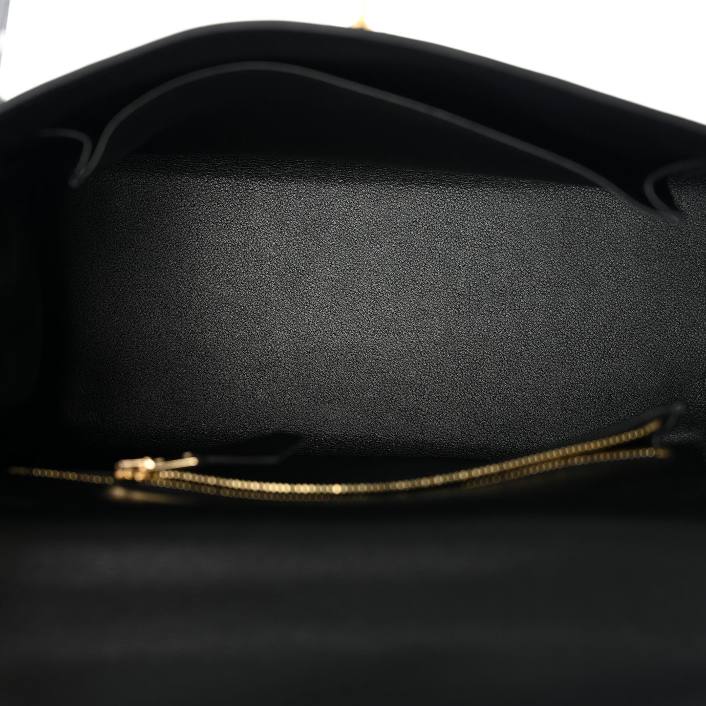 Cheri Calfskin Kelly Retourne 25 Black