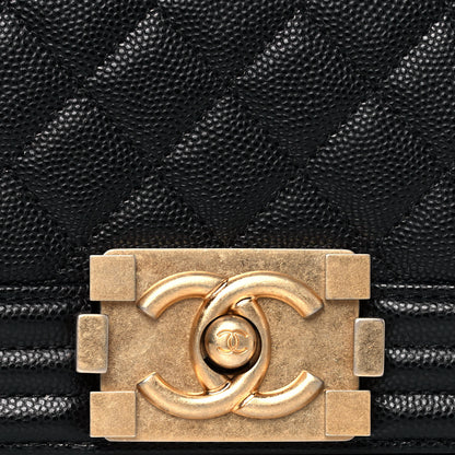 Chanel Caviar Quilted Small Boy Flap Black 7 of 12