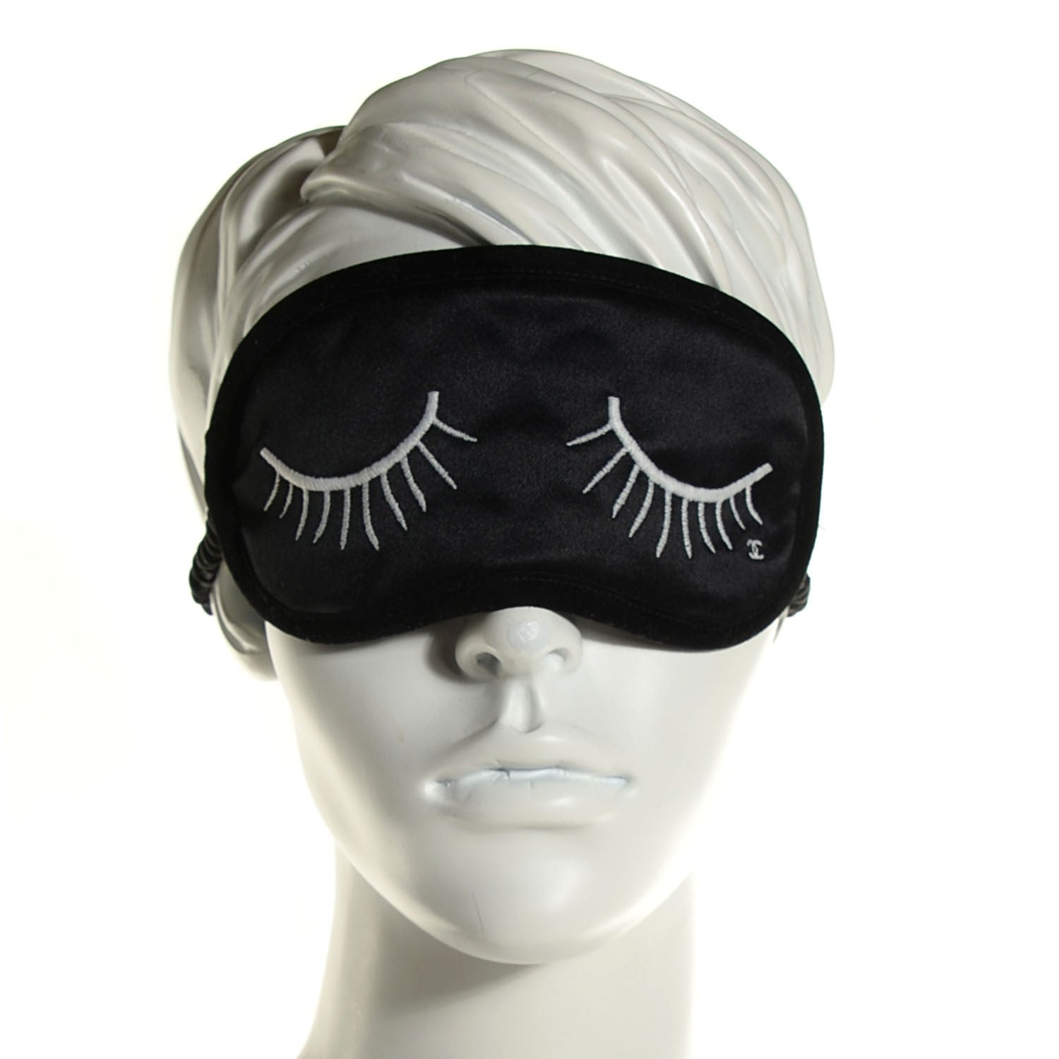 Chanel Silk Eyelid Sleeping Mask Black 2 of 7