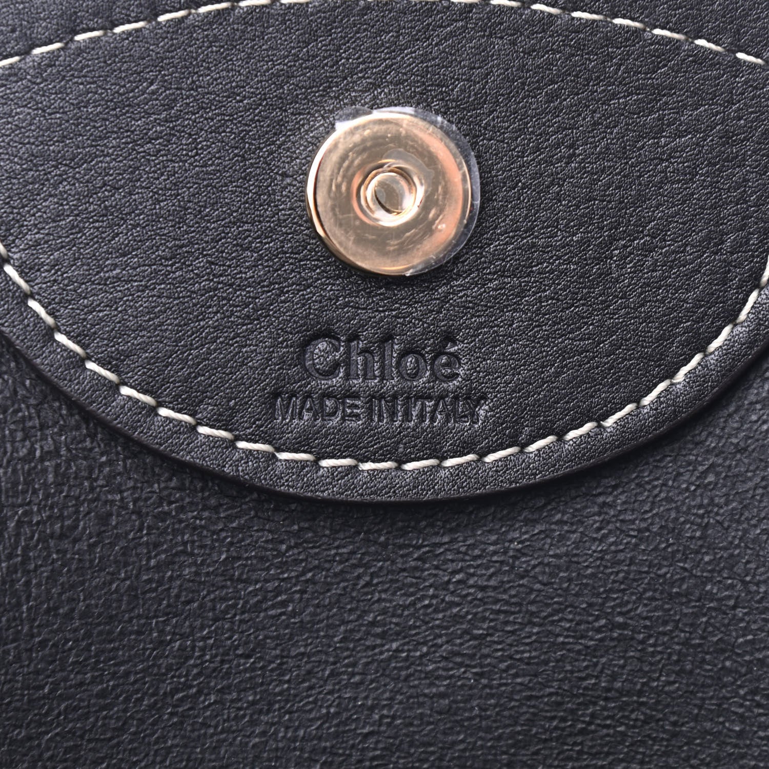 Chloe Small Grain Smooth Calfskin Medium Darryl Tote Black 6 of 9