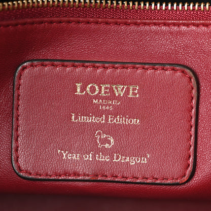 Loewe Calfskin Amazona 36 Burgundy 6 of 9
