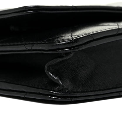 Chanel Lambskin Quilted Wallet On Chain WOC Black 5 of 13